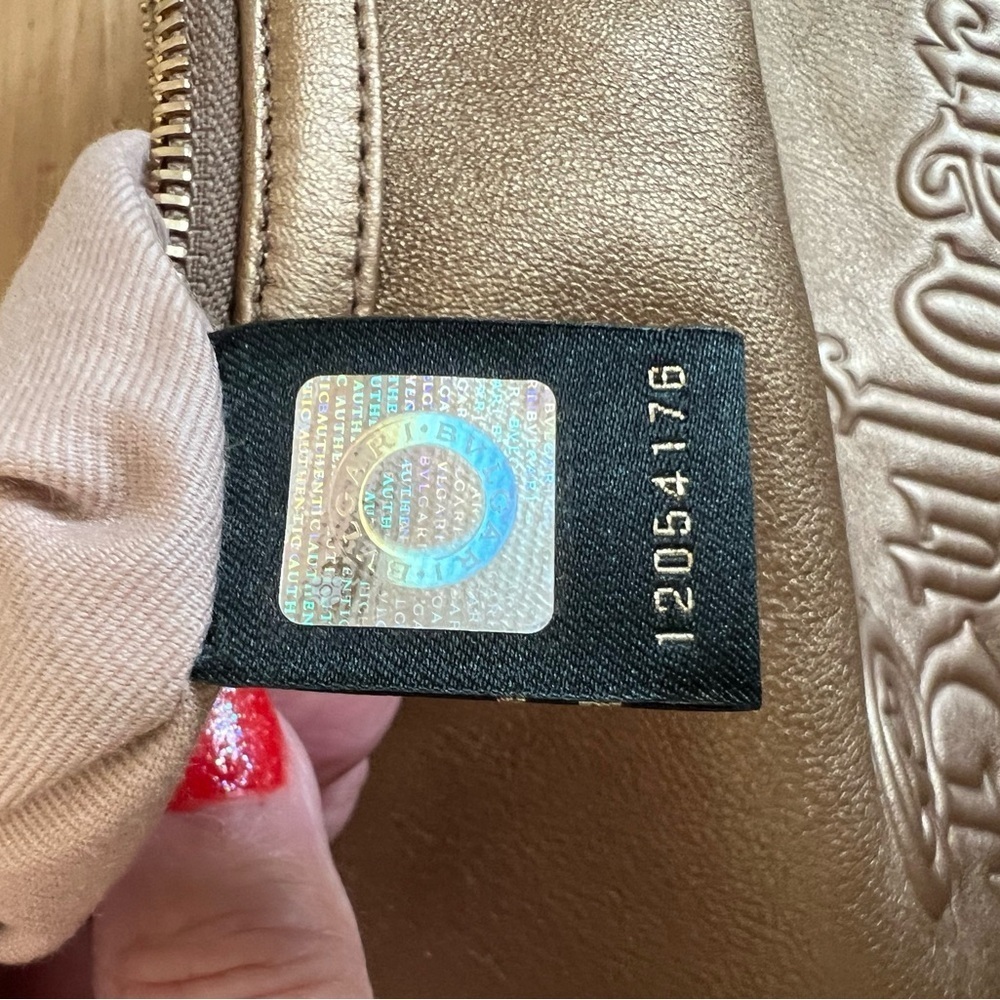 Bulgari Vintage Metallic Bronze Shoulder Bag - Picture 9 of 10